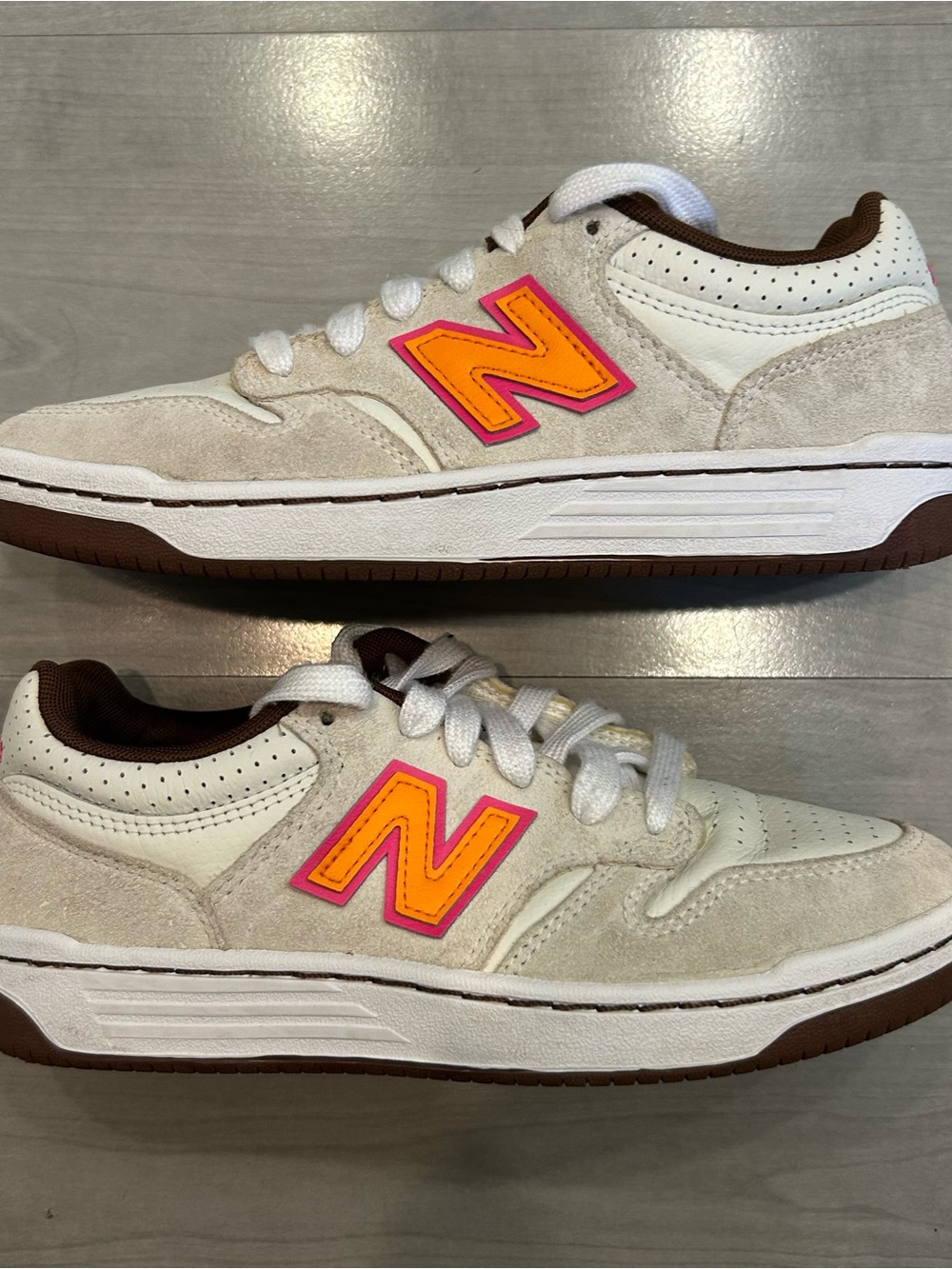 Men’s Sz 5 Wmn’s Sz 6.5 New Balance Dunkin' Donuts x Numeric 480 Coffee & Donuts